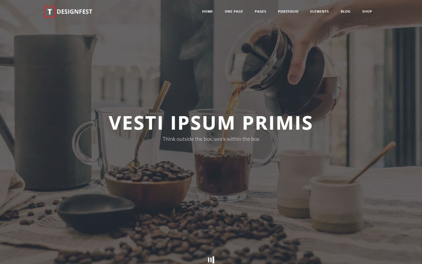 T-Designfest – HTML5 Multipurpose Responsive Template home page