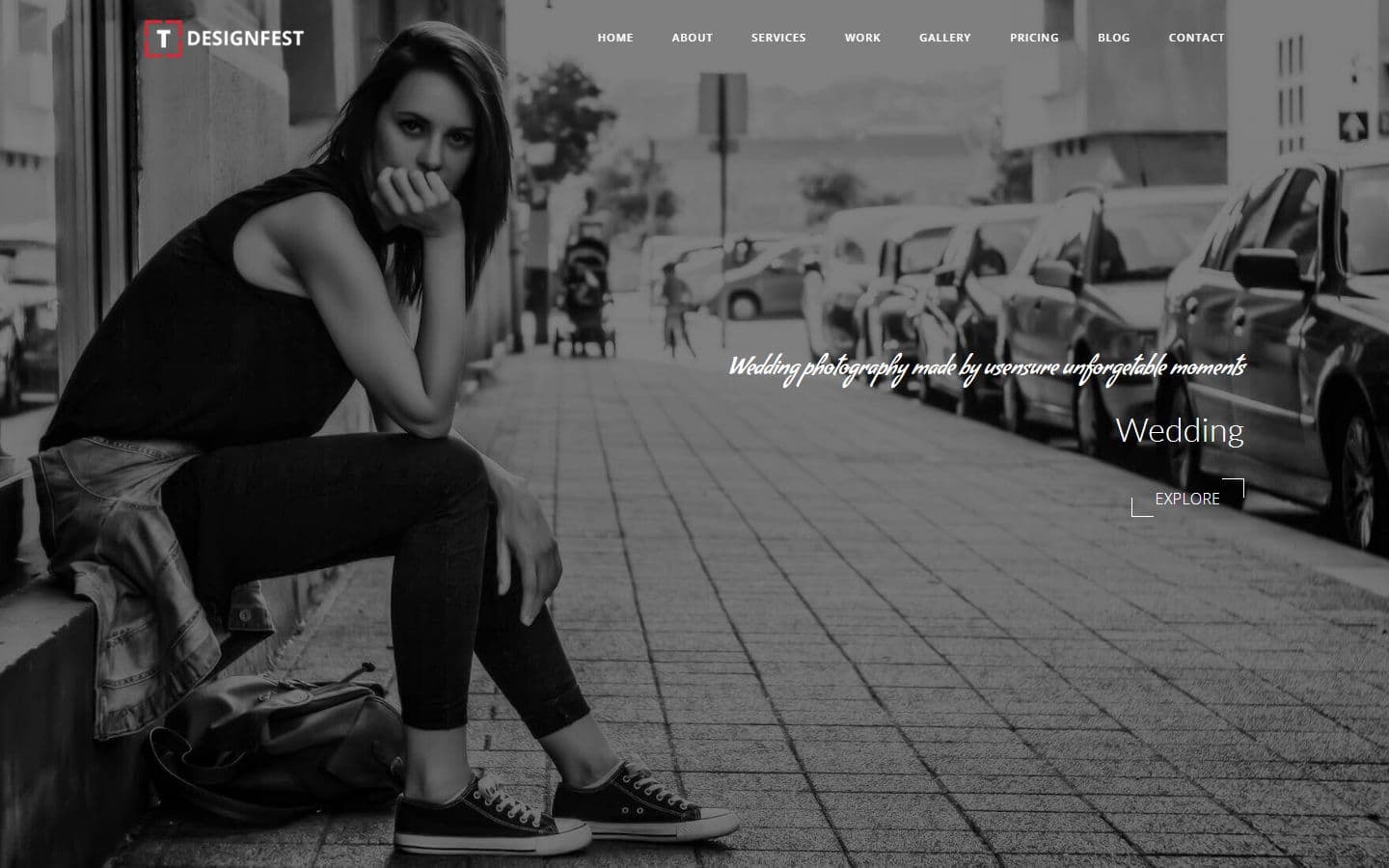 T-Designfest Photography singlepage page
