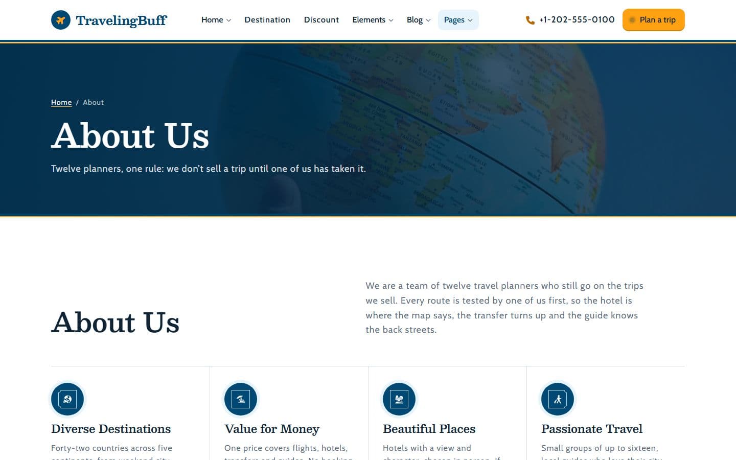 TravelingBuff About page