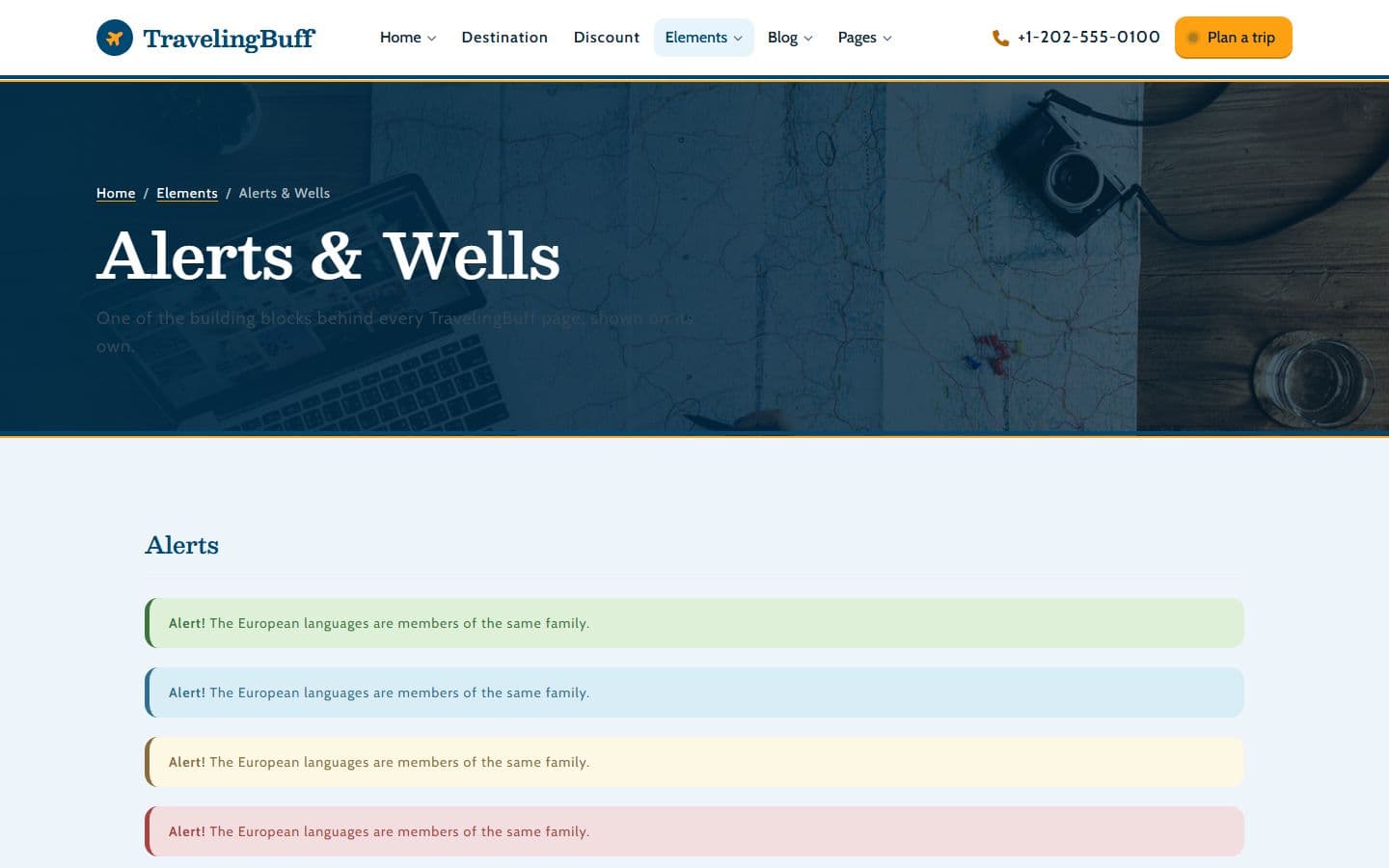 TravelingBuff Alertwell page