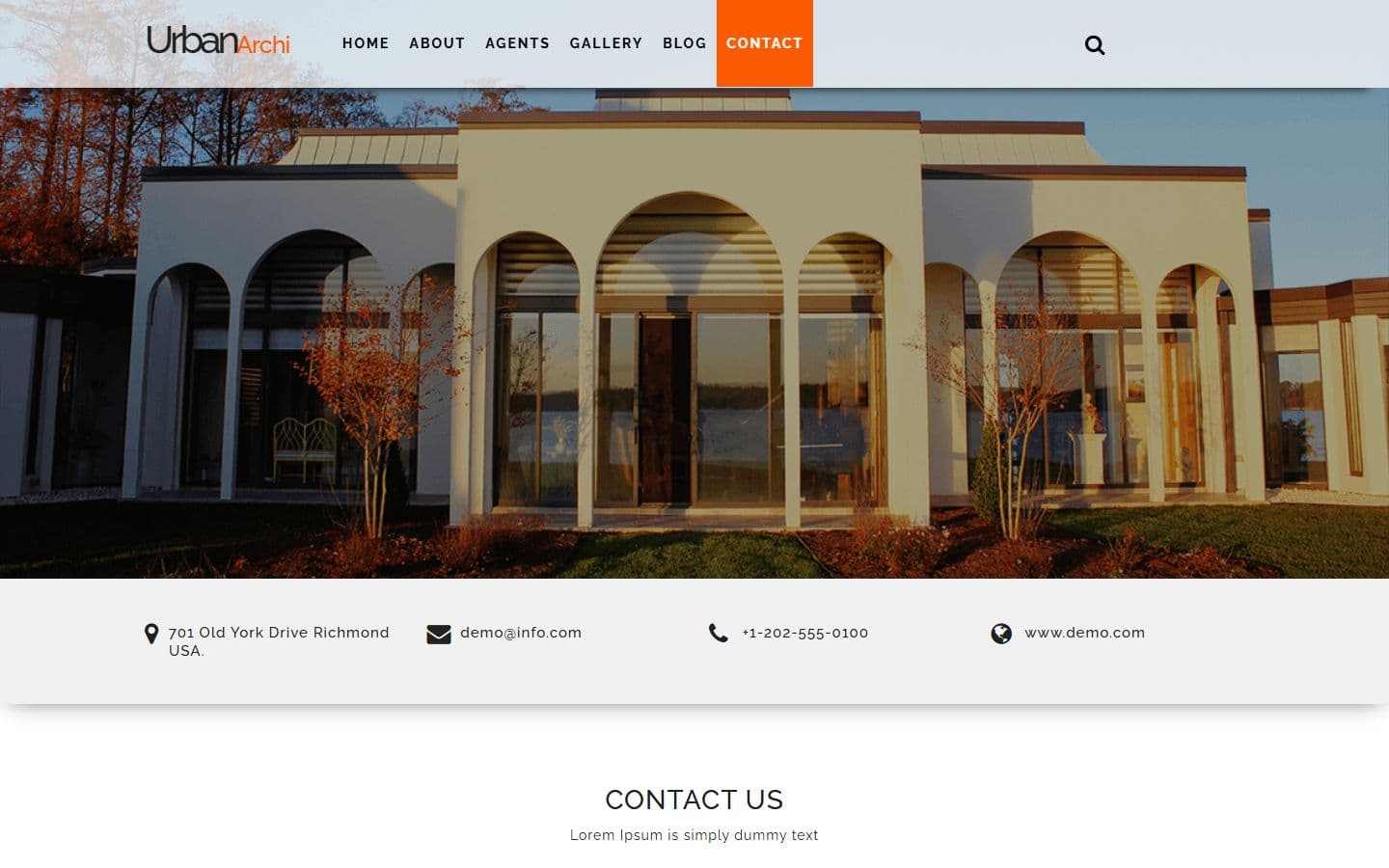 Urbanarchi Contact page