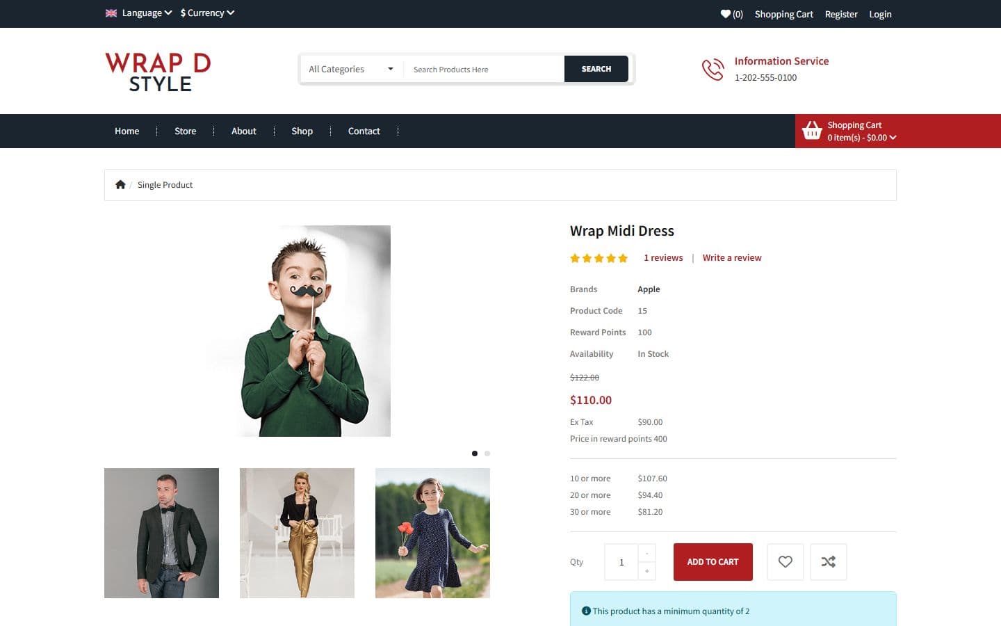 Wrap-d-Style Single product page