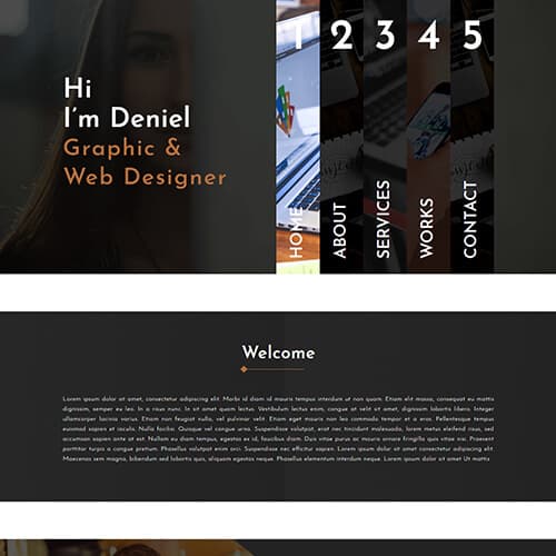 Deniel-Cruze template preview