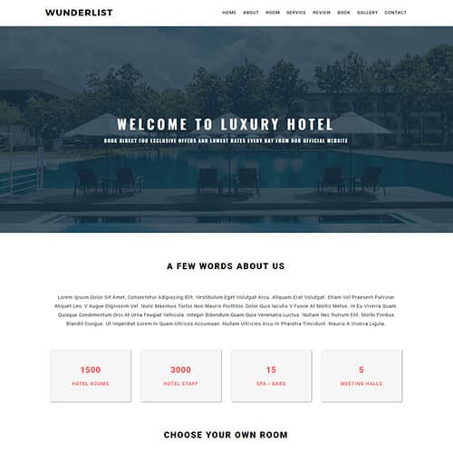 Wunderlist template preview