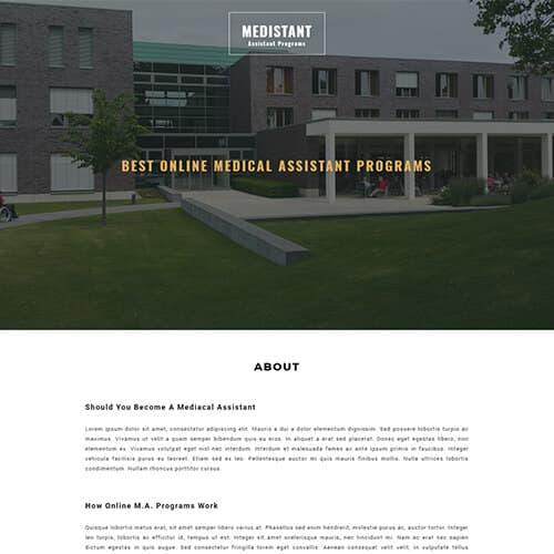 Medistant template preview