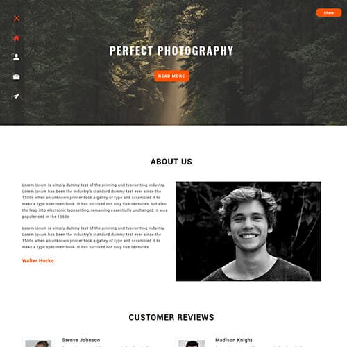 Snappy template preview