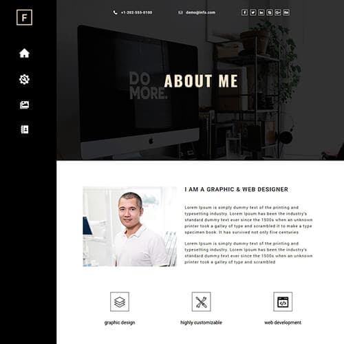 Francisco-Warne template preview