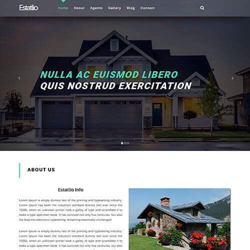 Estatlio template preview