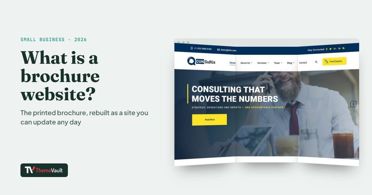 What Is a Brochure Website? (And When a Small Business Needs One)