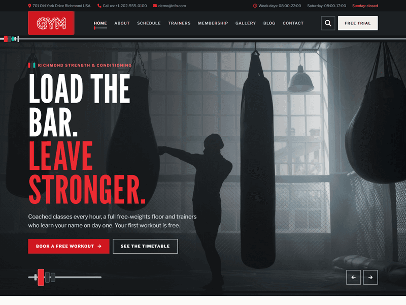 Gym-Vigour- Free responsive Sports website template