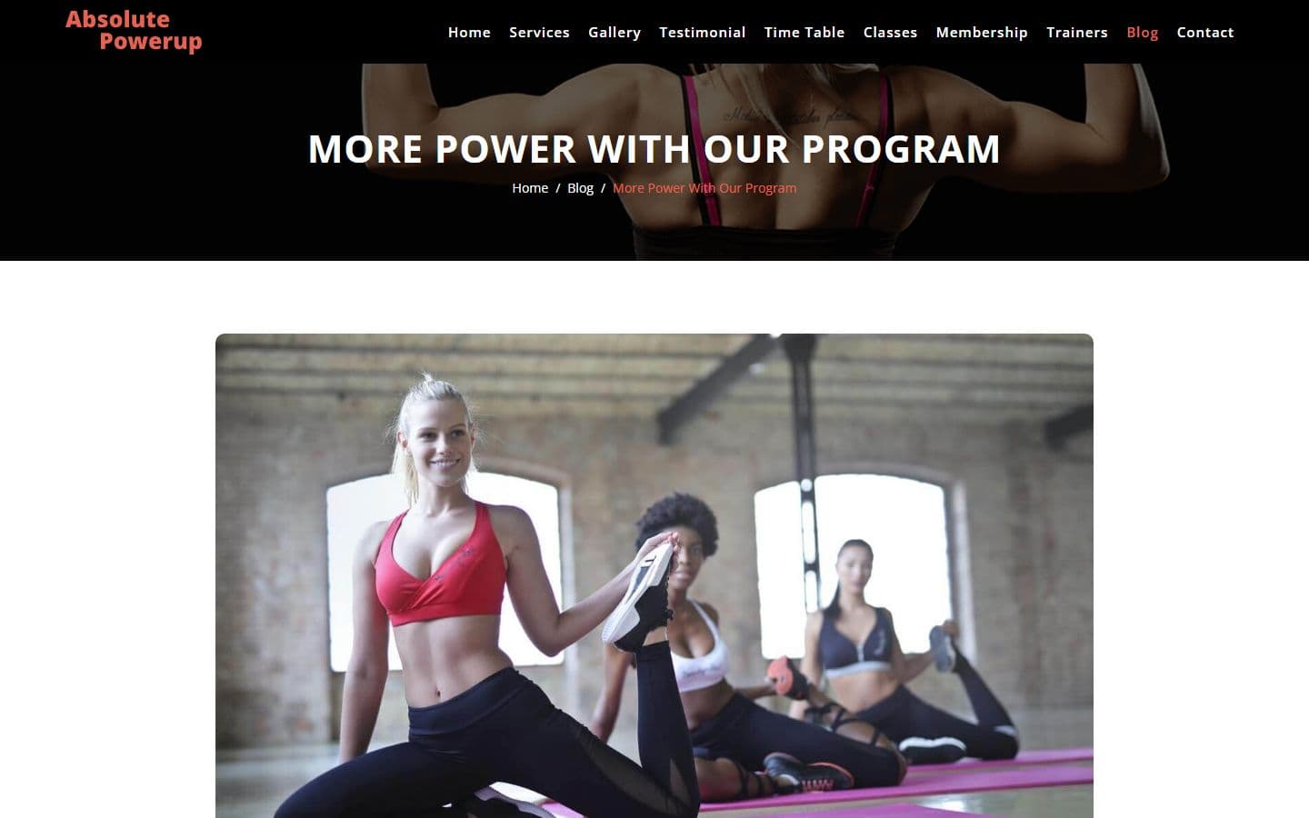 Absolute Powerup Blog detail page