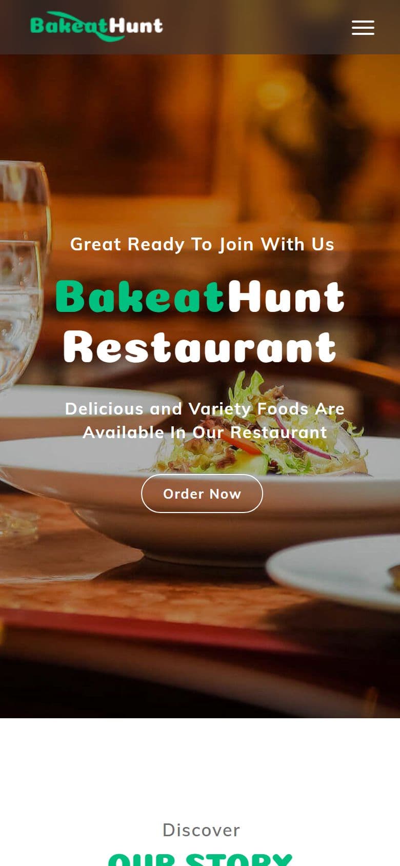 BakeatHunt on a phone