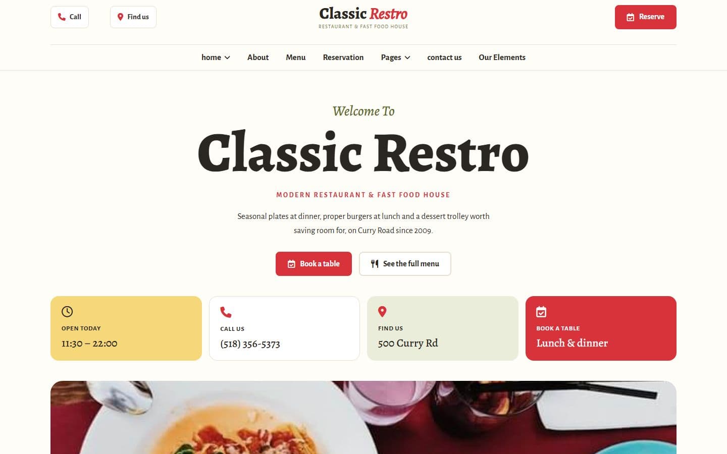 ClassicRestro — Neighbourhood Table design