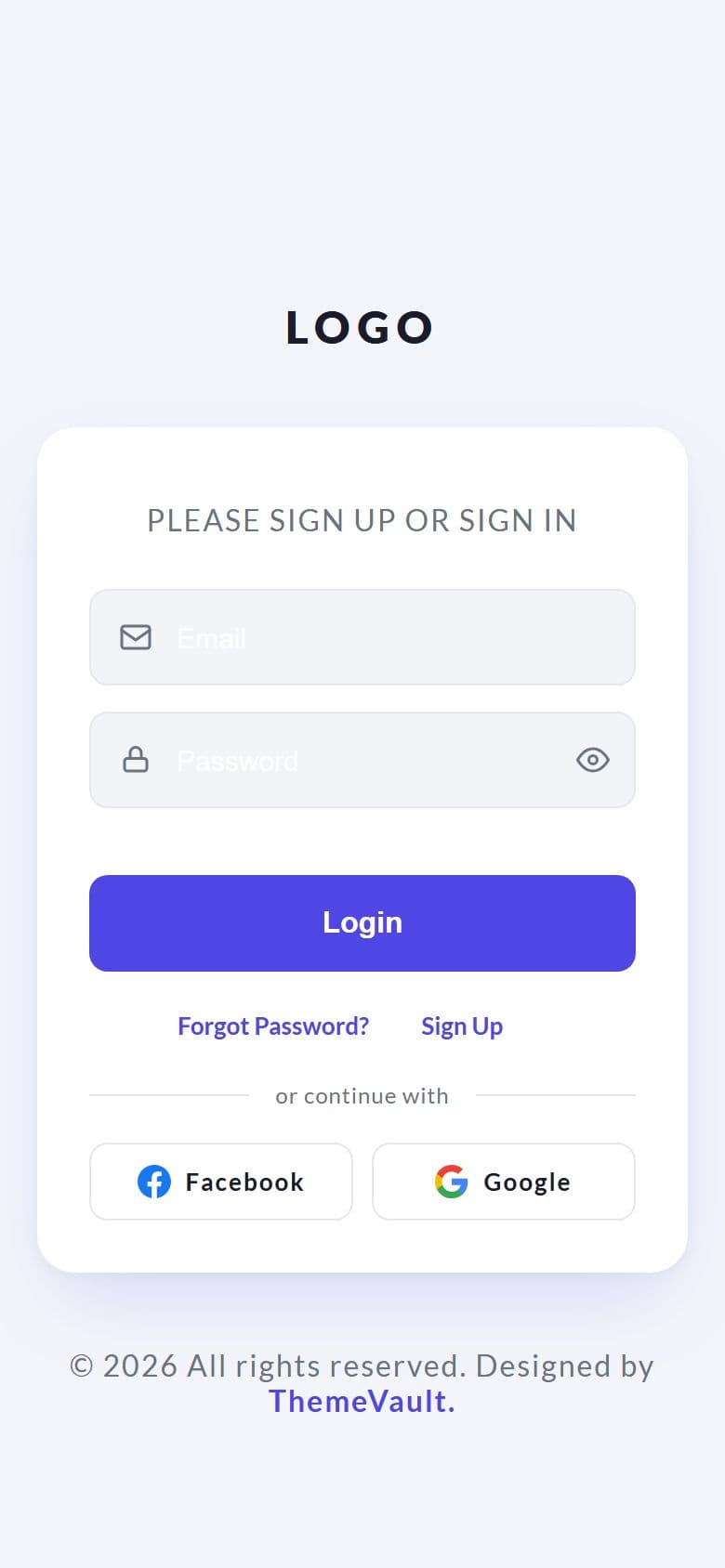 Creative Business Login on a phone