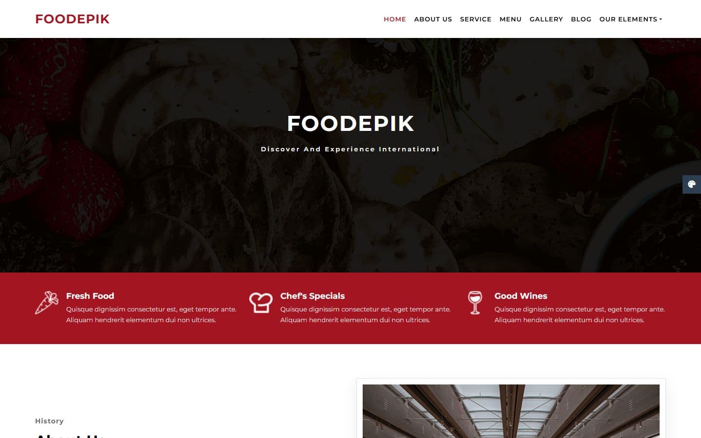 FoodEpik Home page