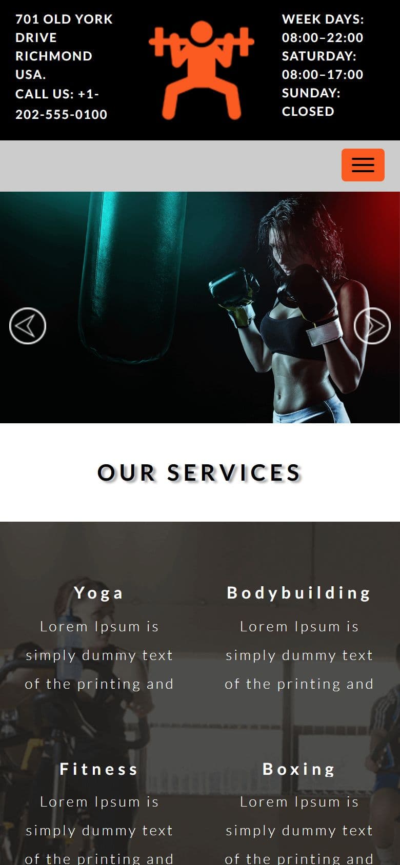 Gymbit on a phone