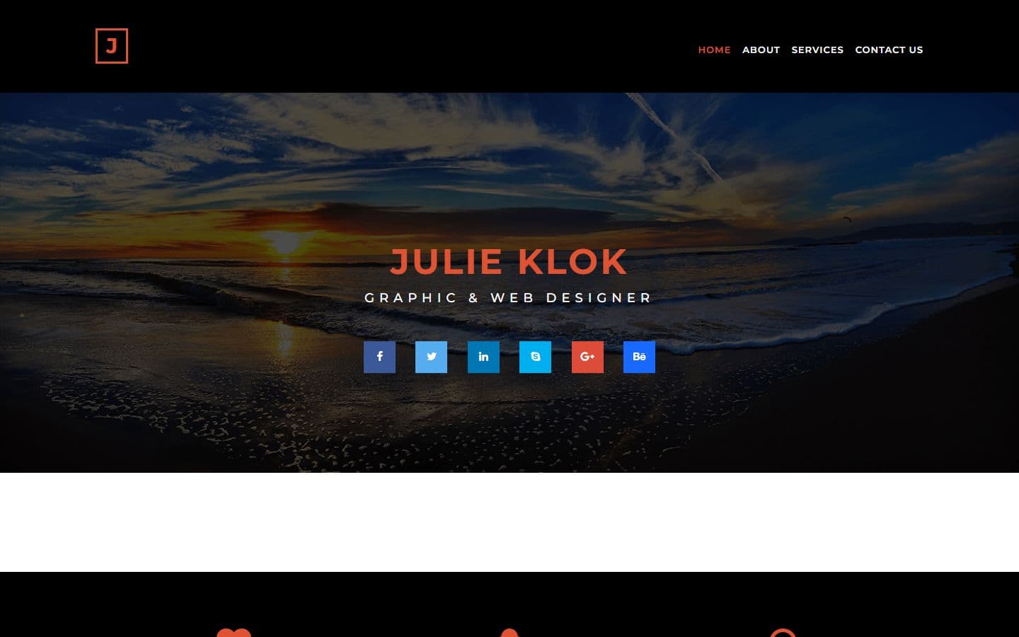 Julie-Klok Home page