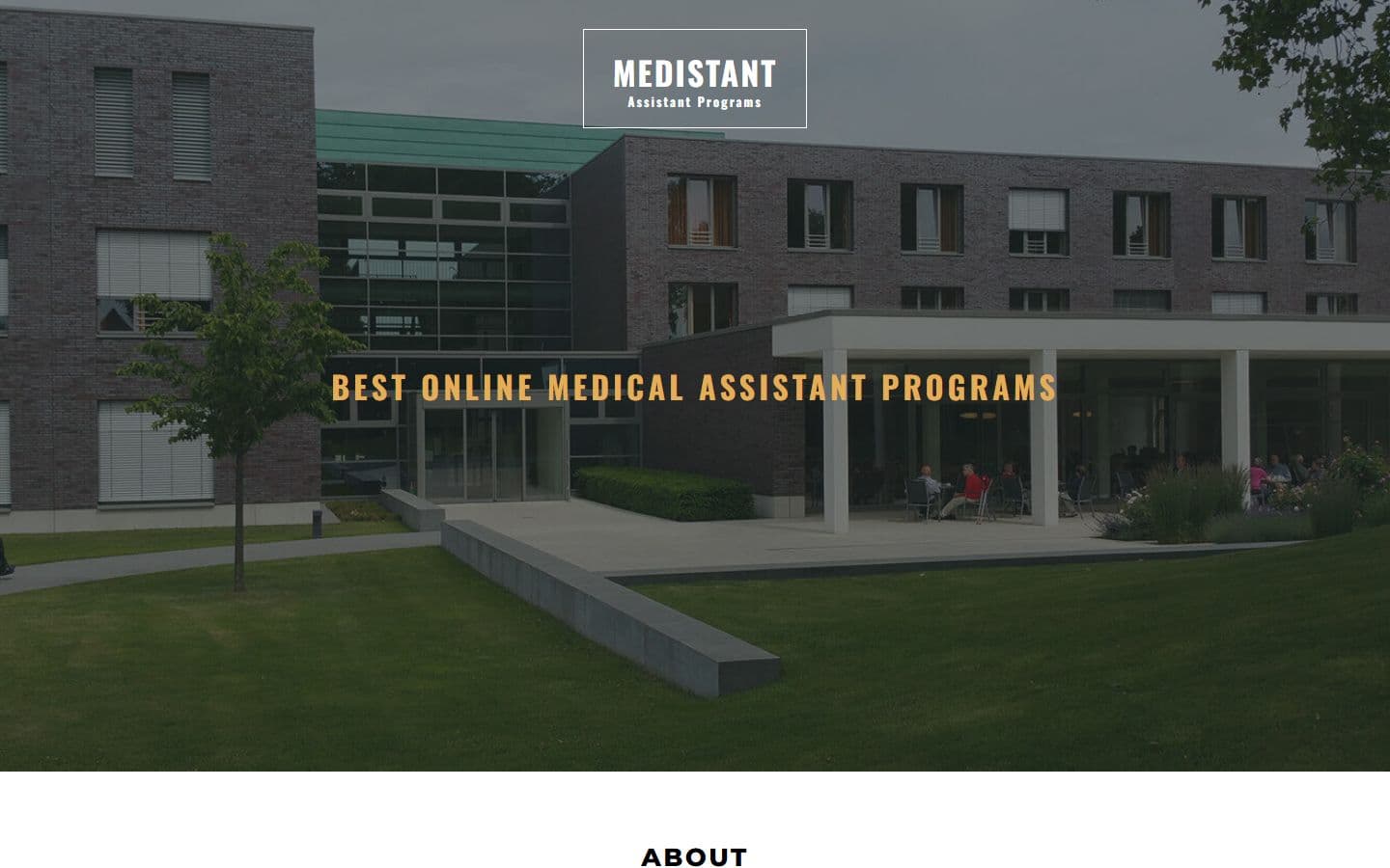 Medistant Home page