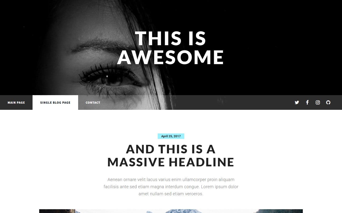 Mexty Single blog page
