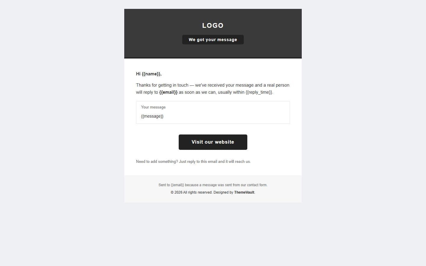 Themes Coming Soon Email: contact page